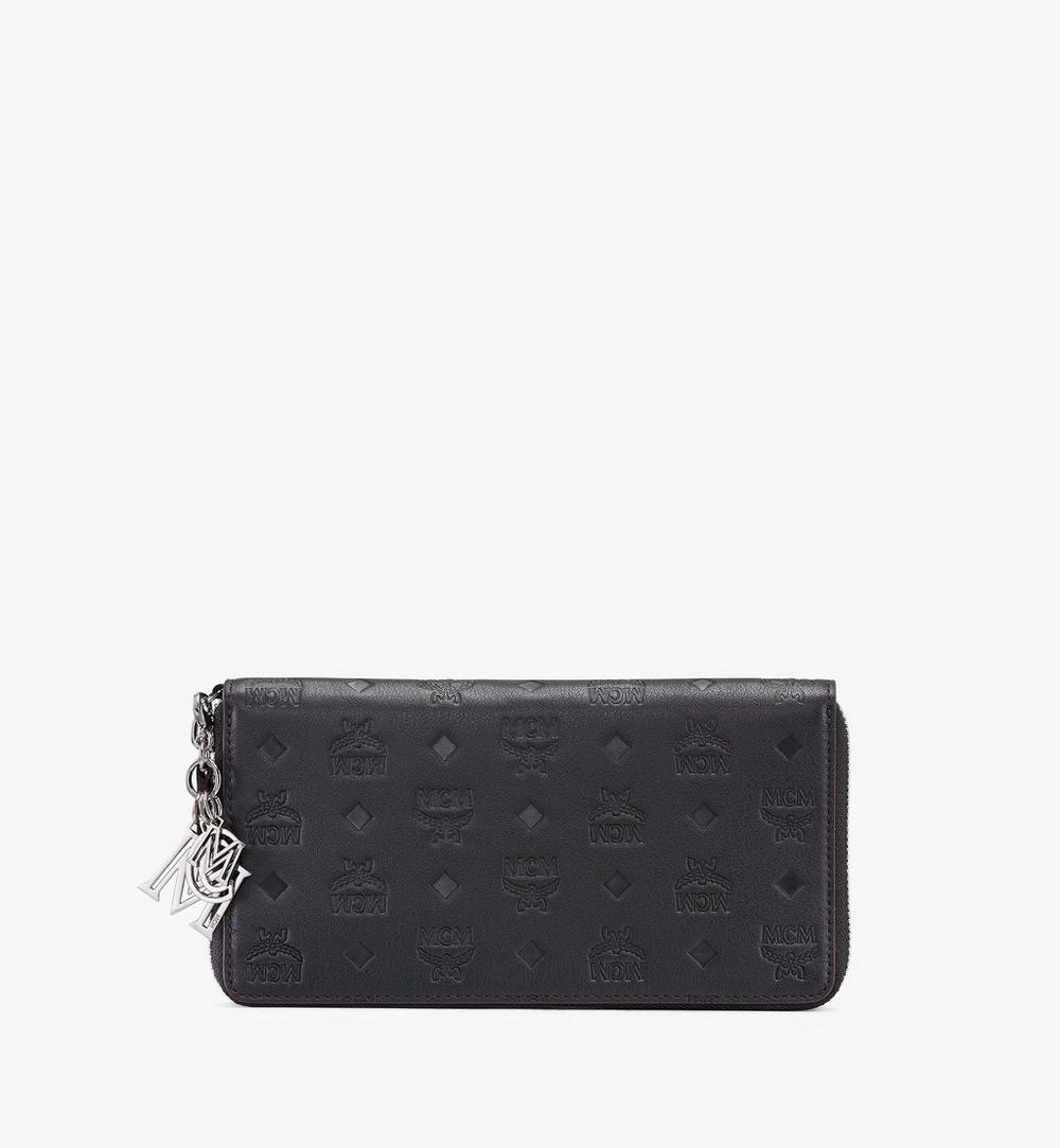 Klara Zip Wallet in Monogram Leather 1